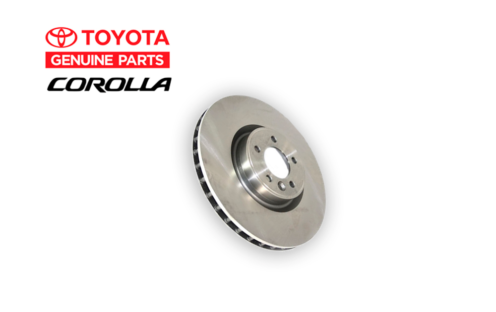 Disco de Freio Dianteiro Corolla 2008 a 2014 - Original Toyota