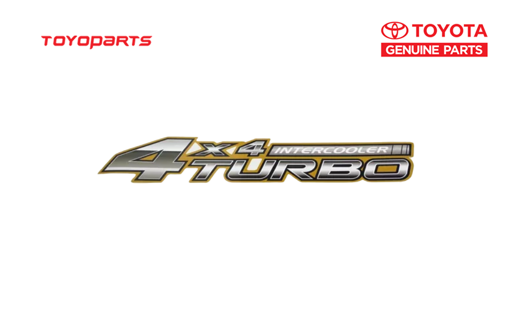 Adesivo, 4X4 Turbo cod. 75998044TI - Original Toyota